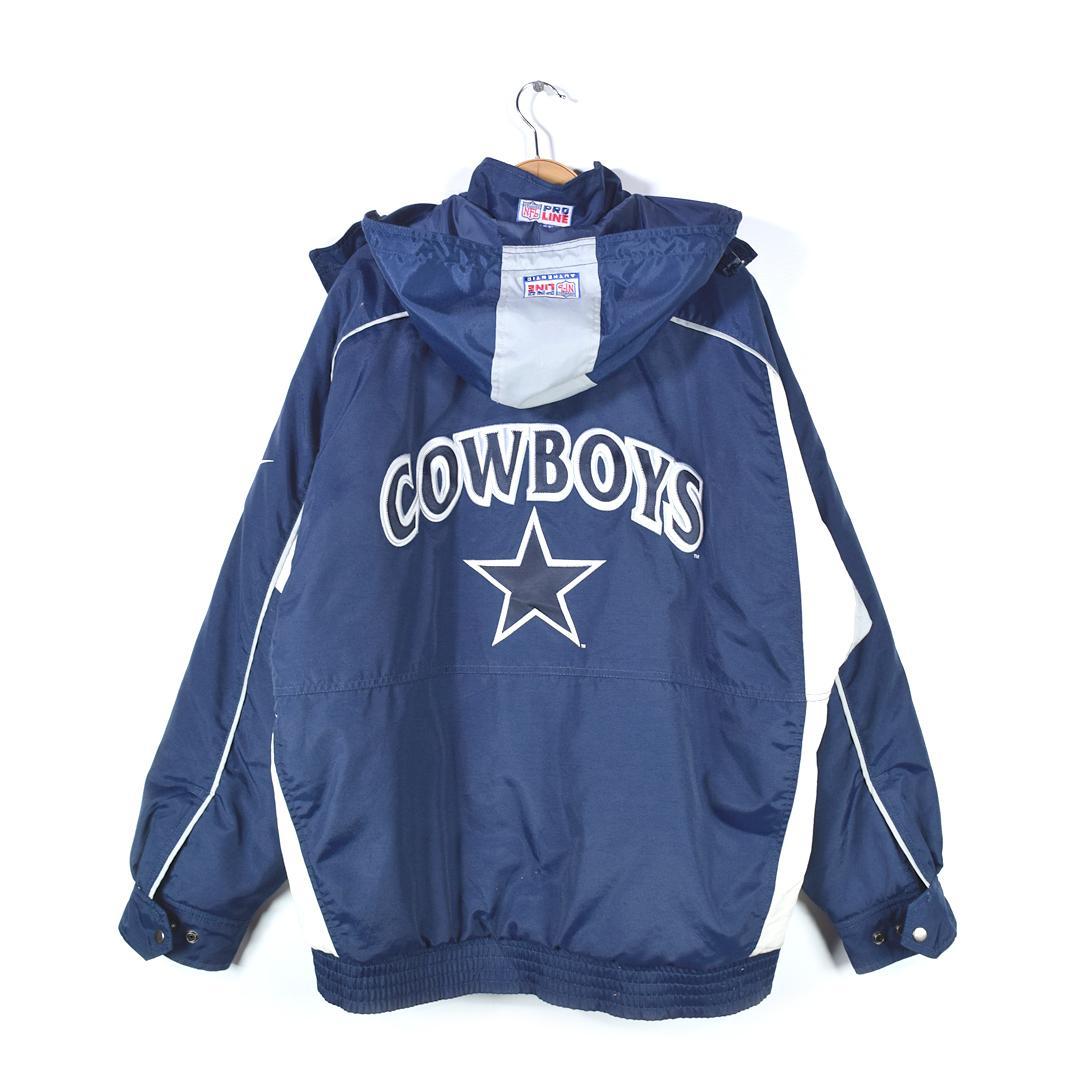 ナイキ プロライン NFL ダラスカウボーイズ ナイロンジャケット 中綿 古着