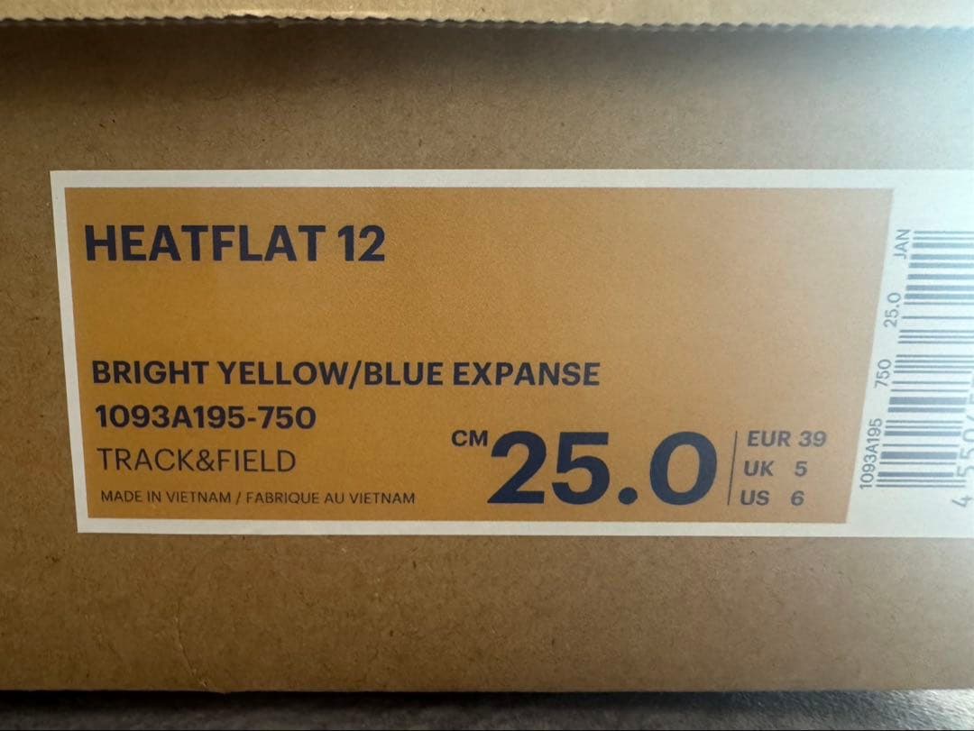 25.0cm asics ARCHIWAP スパイクシューズ