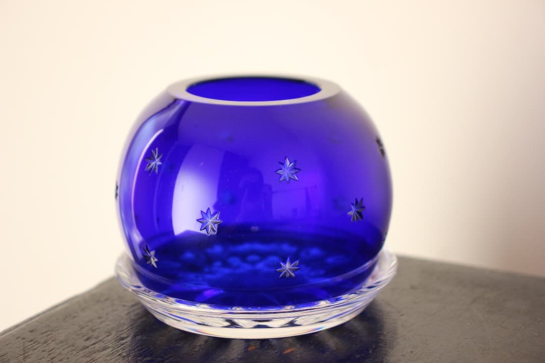 SAINT LOUIS　サンルイ　キャンドルホルダー　ドーム　クリスマス　星