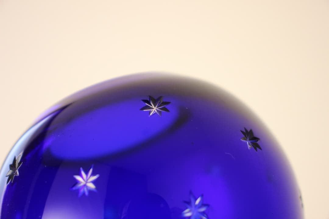 SAINT LOUIS　サンルイ　キャンドルホルダー　ドーム　クリスマス　星