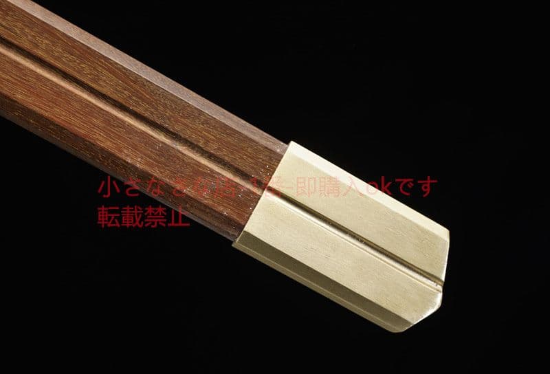 唐横刀重蟻木百錬模様鉄棒銅装  古兵器 武具 刀装具 日本刀 模造刀 居合刀