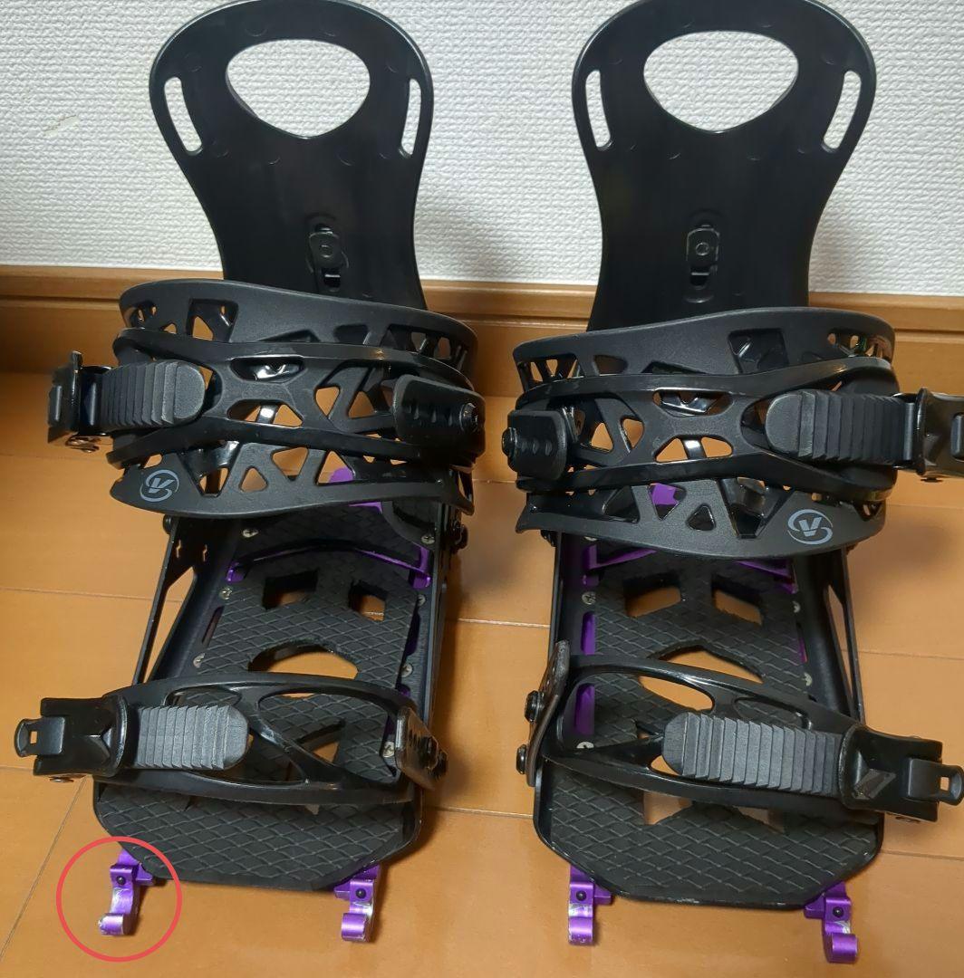 ！値下げ！　ボレー　スピードレールバインディング＆クランポン　※一部破損あり