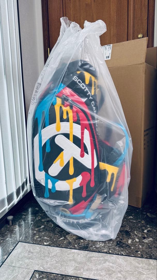 SK様お取引　限定品　2025 ツアーバック　ペイント　ドリップ