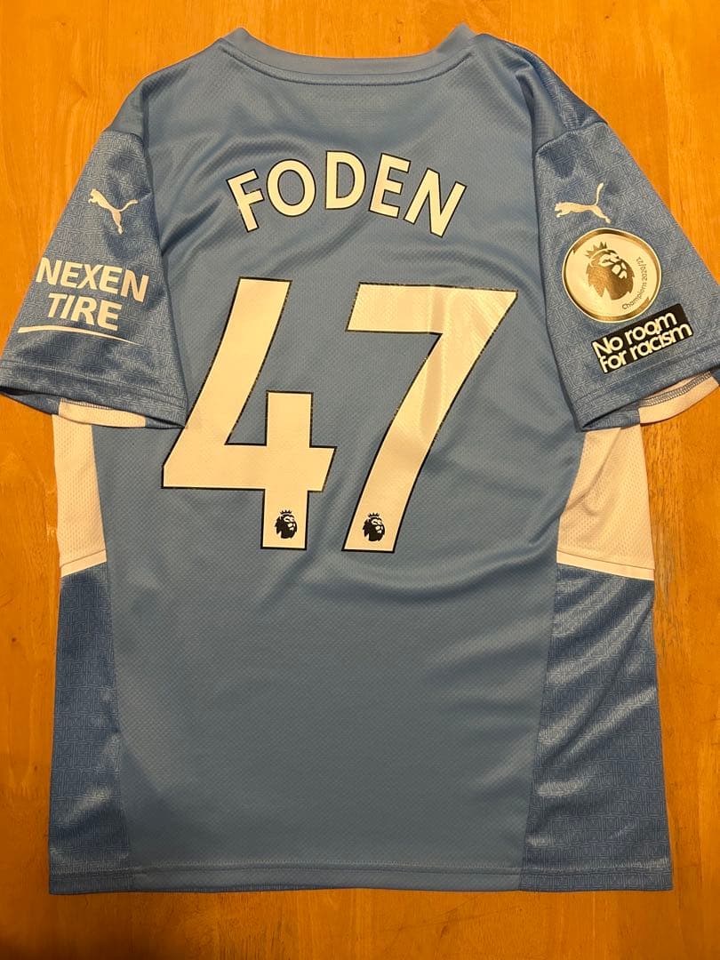 超特価 正規品 中古 極美品 マンチェスターシティ 21/22 フォーデン M