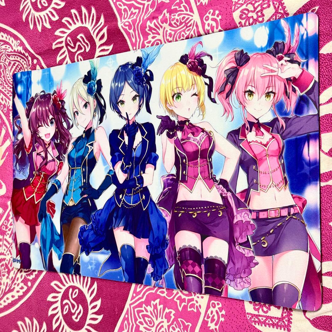 【開封済み】アイドルマスター デレマス LIPPS ぴらるーく プレイマット