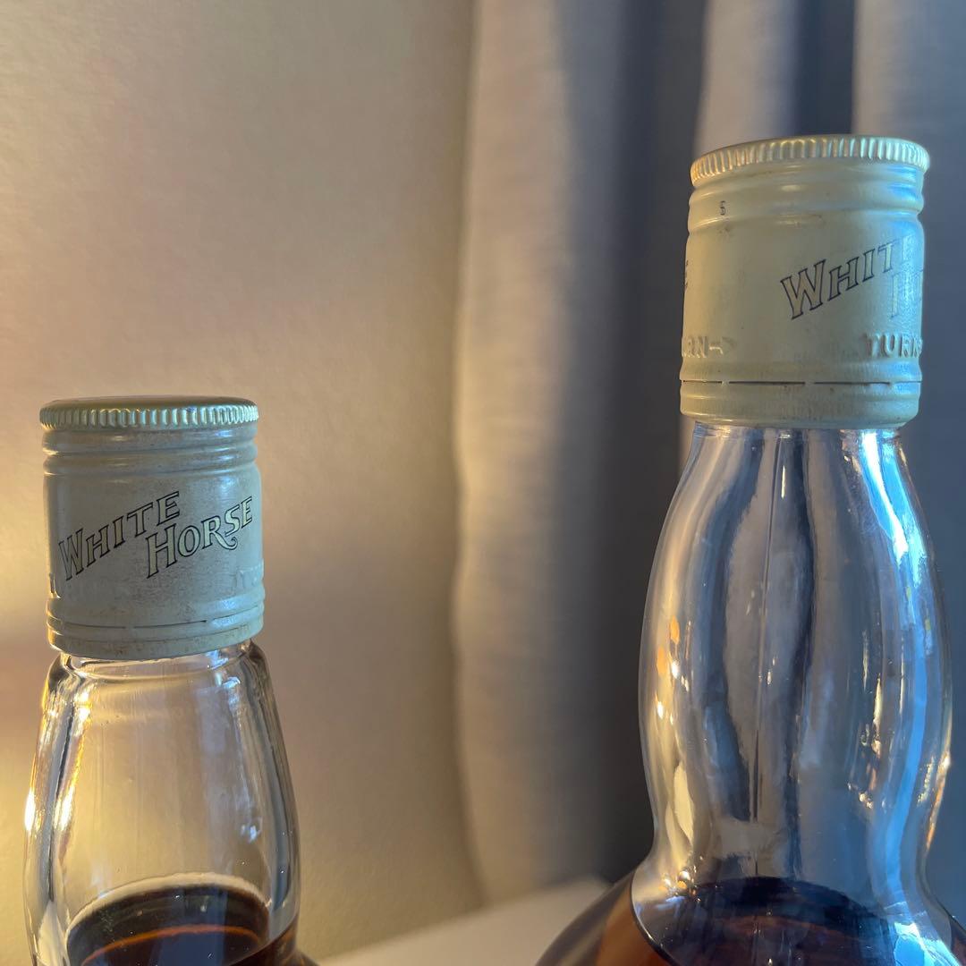 ホワイトホース 1960年代　馬車　4頭　左馬　760ml 946ml 2本組