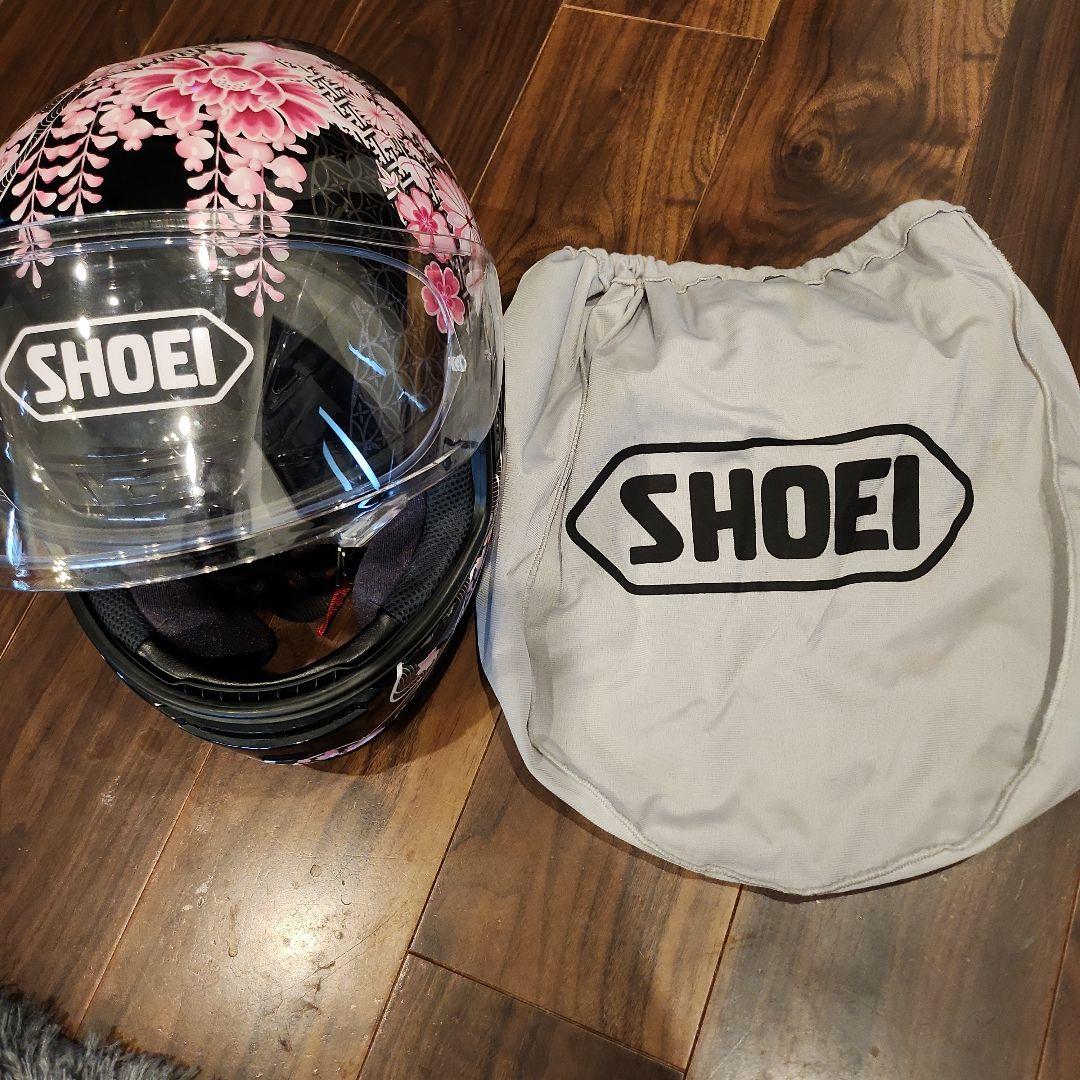 SHOEI フルフェイスヘルメット 桜柄女性用Mサイズ　シン