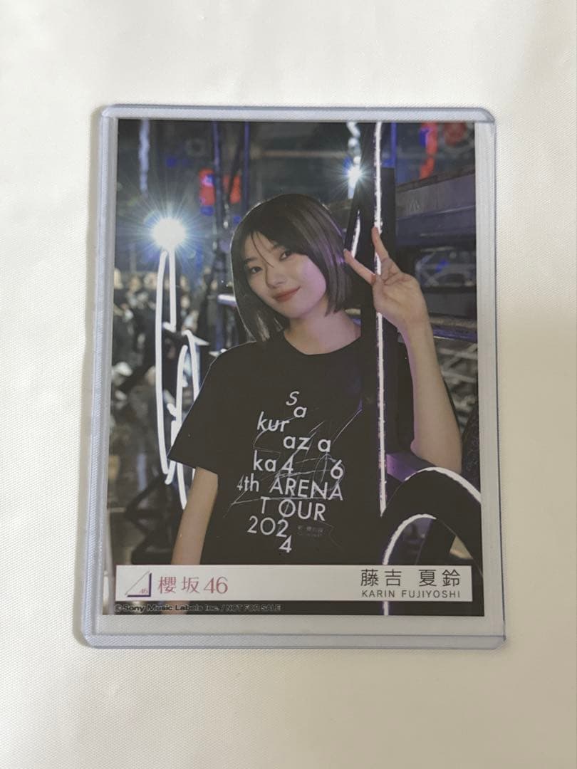 櫻坂46 藤吉夏鈴 東京ドーム ライブ会場撮りおろしプレミアム生写真