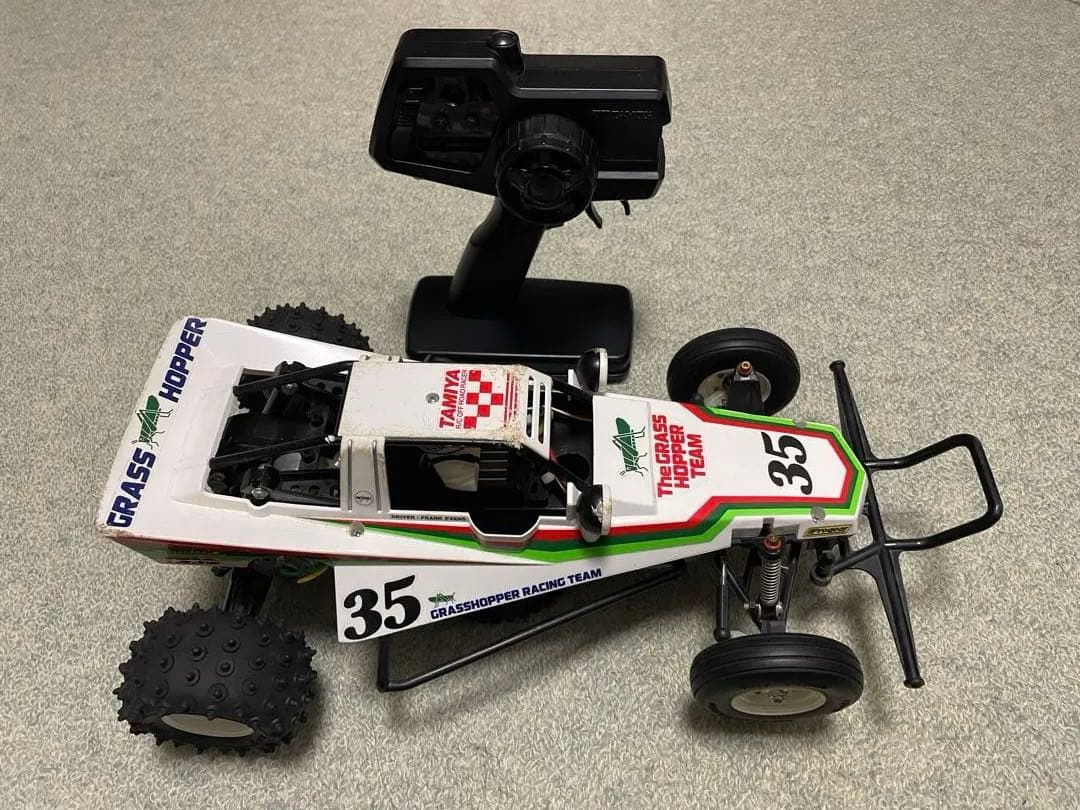 タミヤ　グラスホッパー　カスタム　メカ、プロポ付
