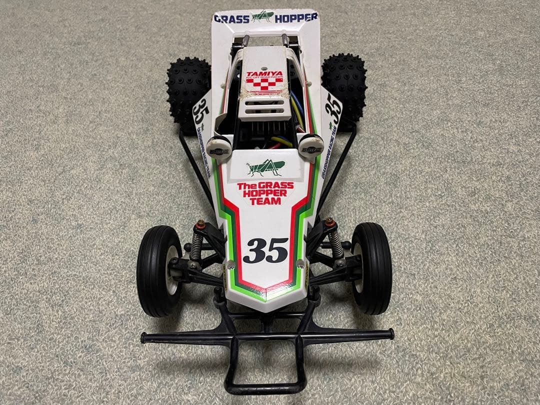 タミヤ　グラスホッパー　カスタム　メカ、プロポ付
