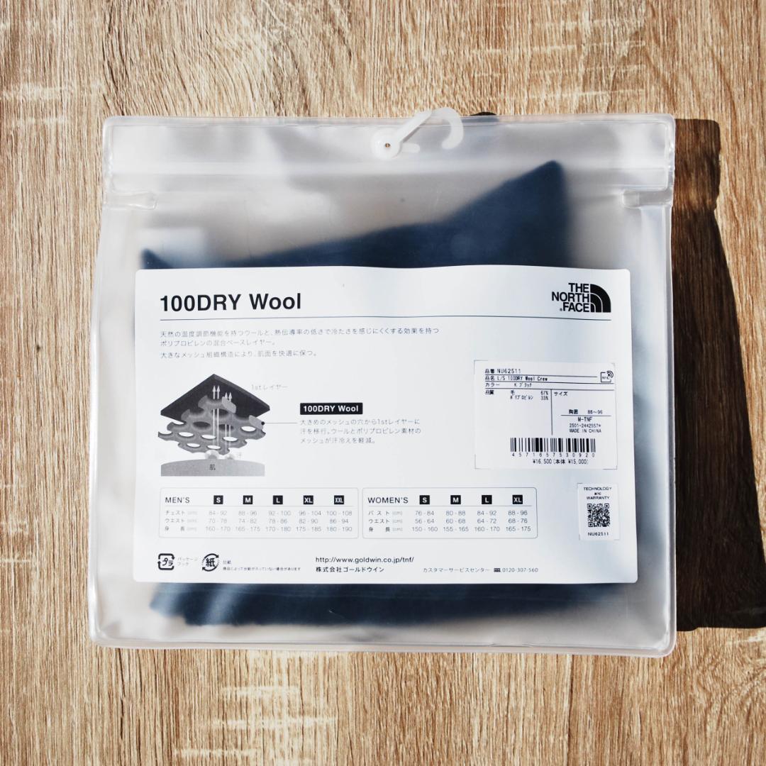 ザ・ノース・フェイス ロングスリーブ 100 ドライウールクルー（メンズ）