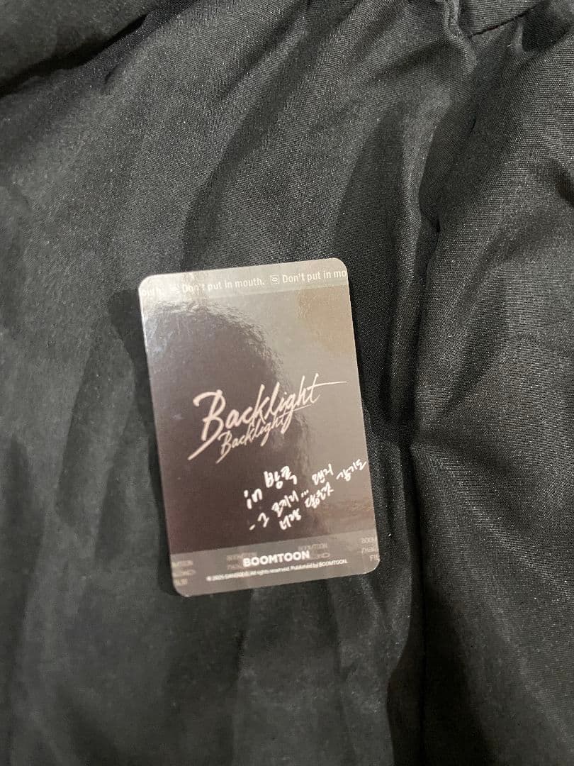 韓国BL backlight バックライト BOOMTOON トレカ