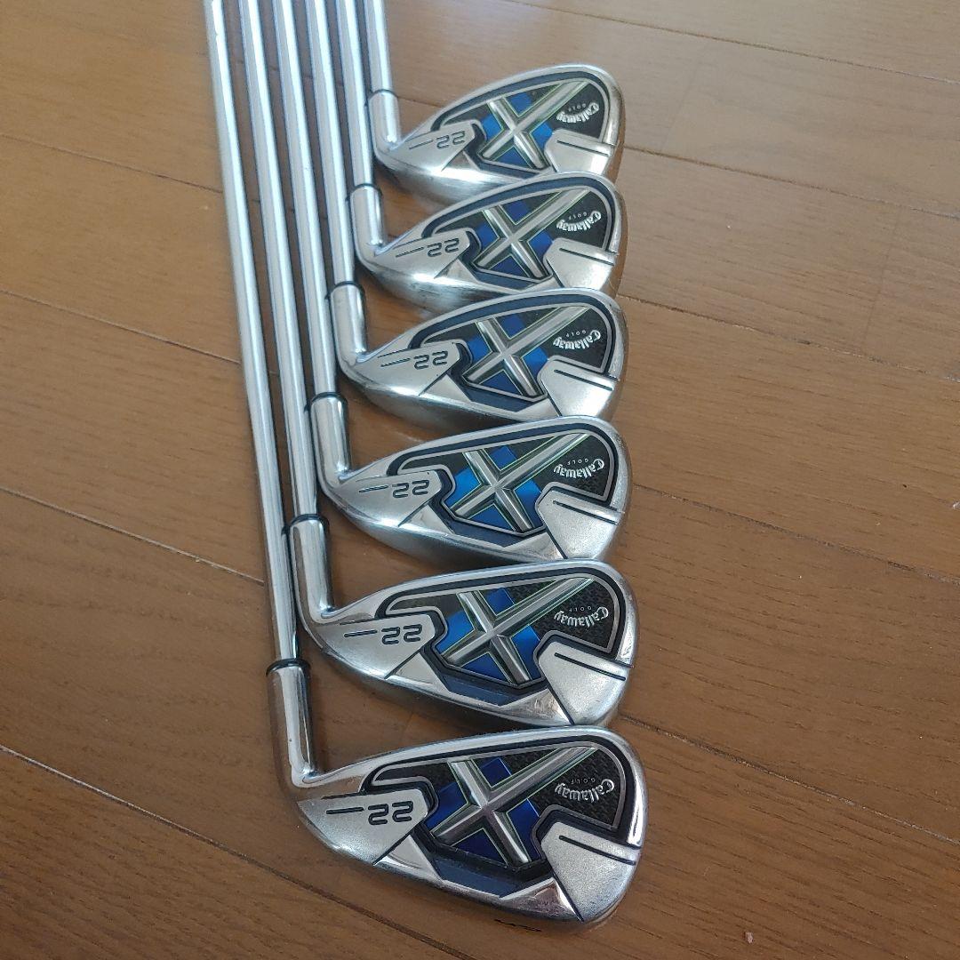 ゴルフ アイアンセット 6本セットX-22