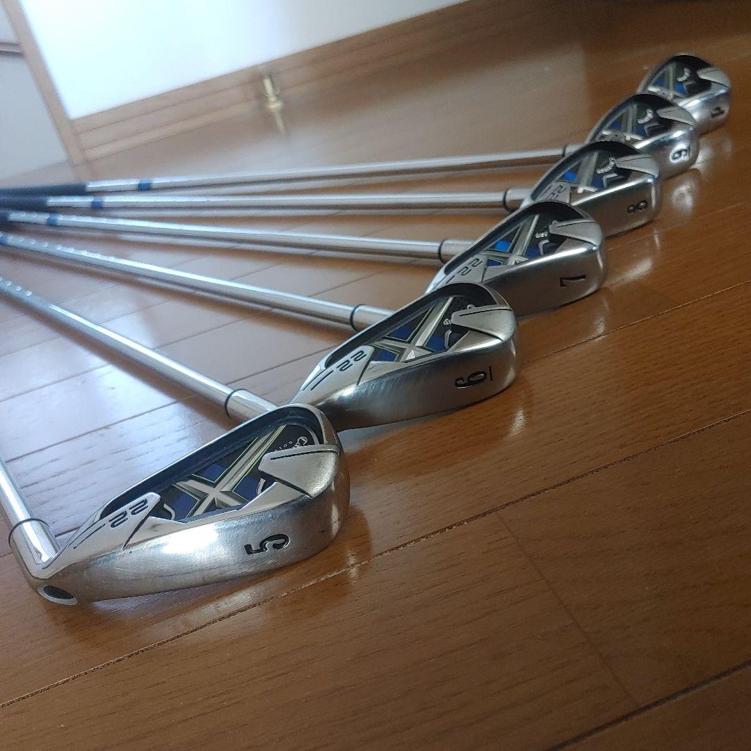 ゴルフ アイアンセット 6本セットX-22