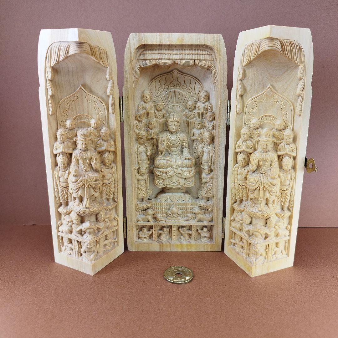 【訳あり超特価】黄楊国宝緒尊仏精細復刻版《整理番号:BU001》