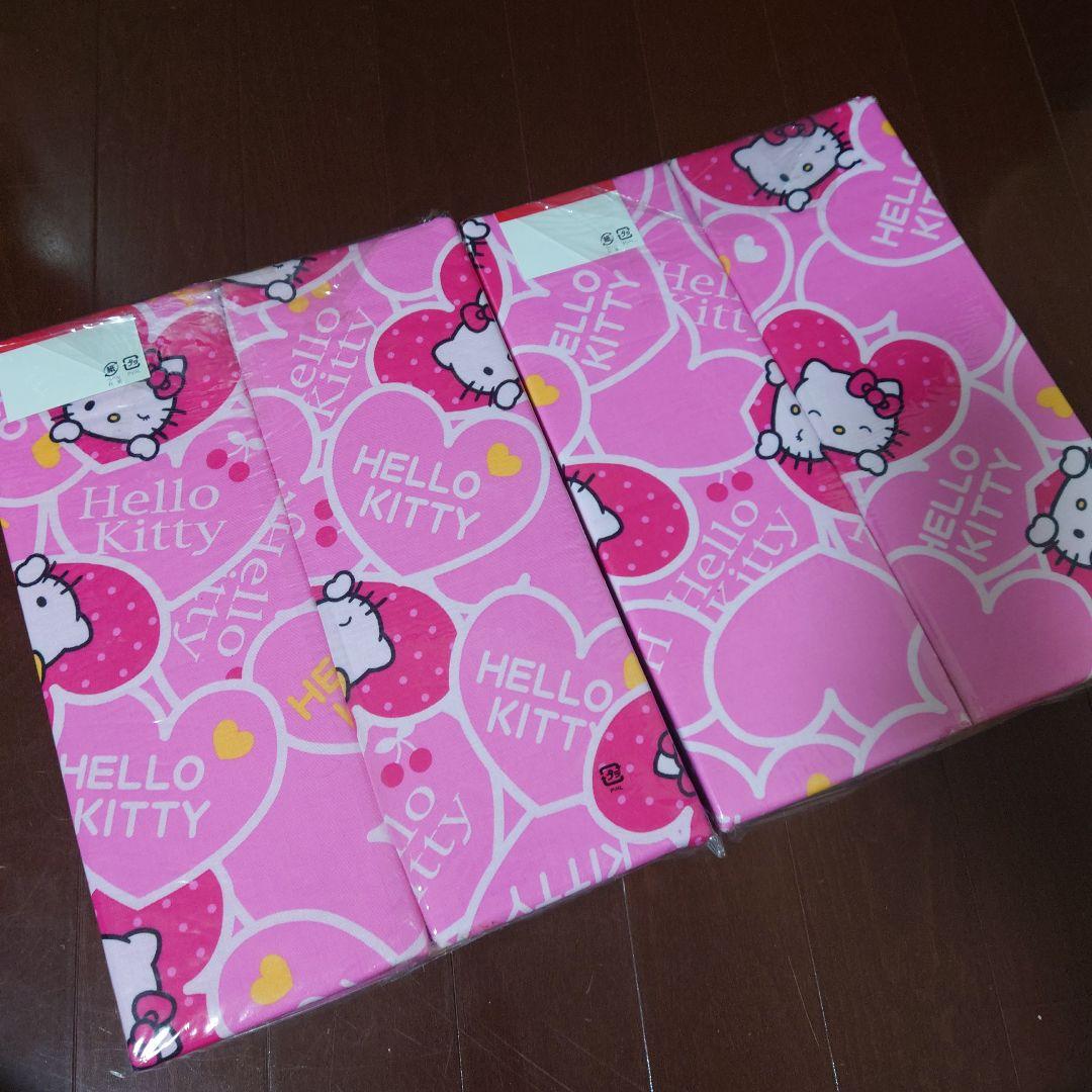 レア　平成レトロ　ハローキティ　ジュニア　掛け敷きふとんカバー　2003