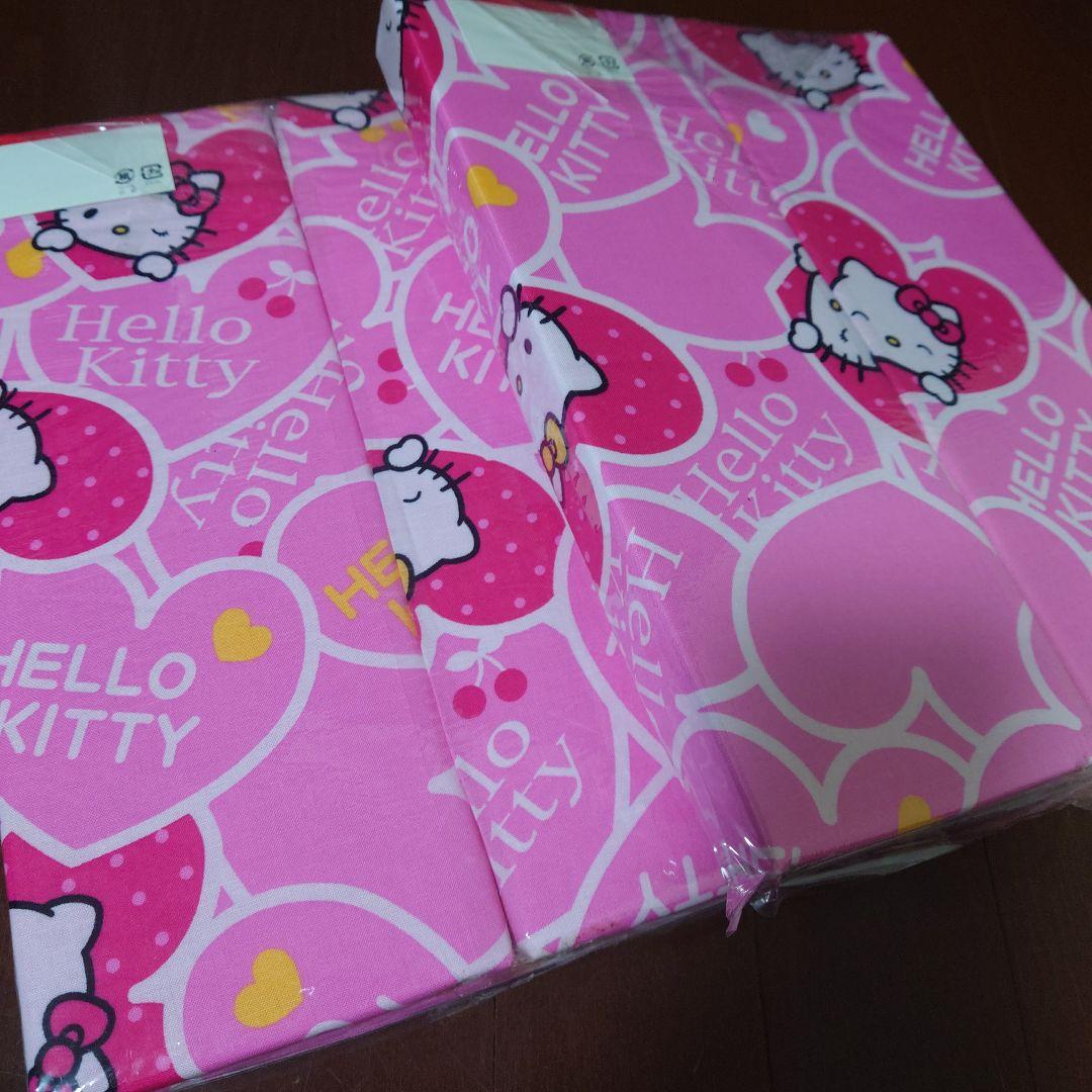 レア　平成レトロ　ハローキティ　ジュニア　掛け敷きふとんカバー　2003