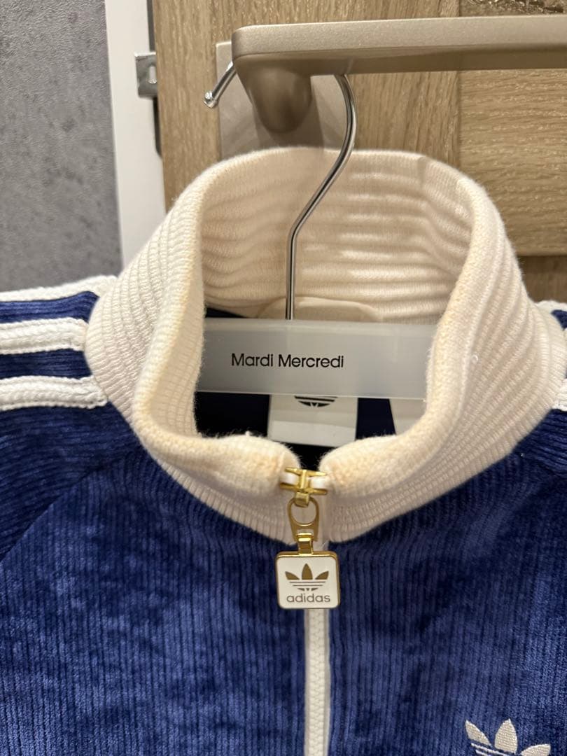 adidas ベロア　ジャージ