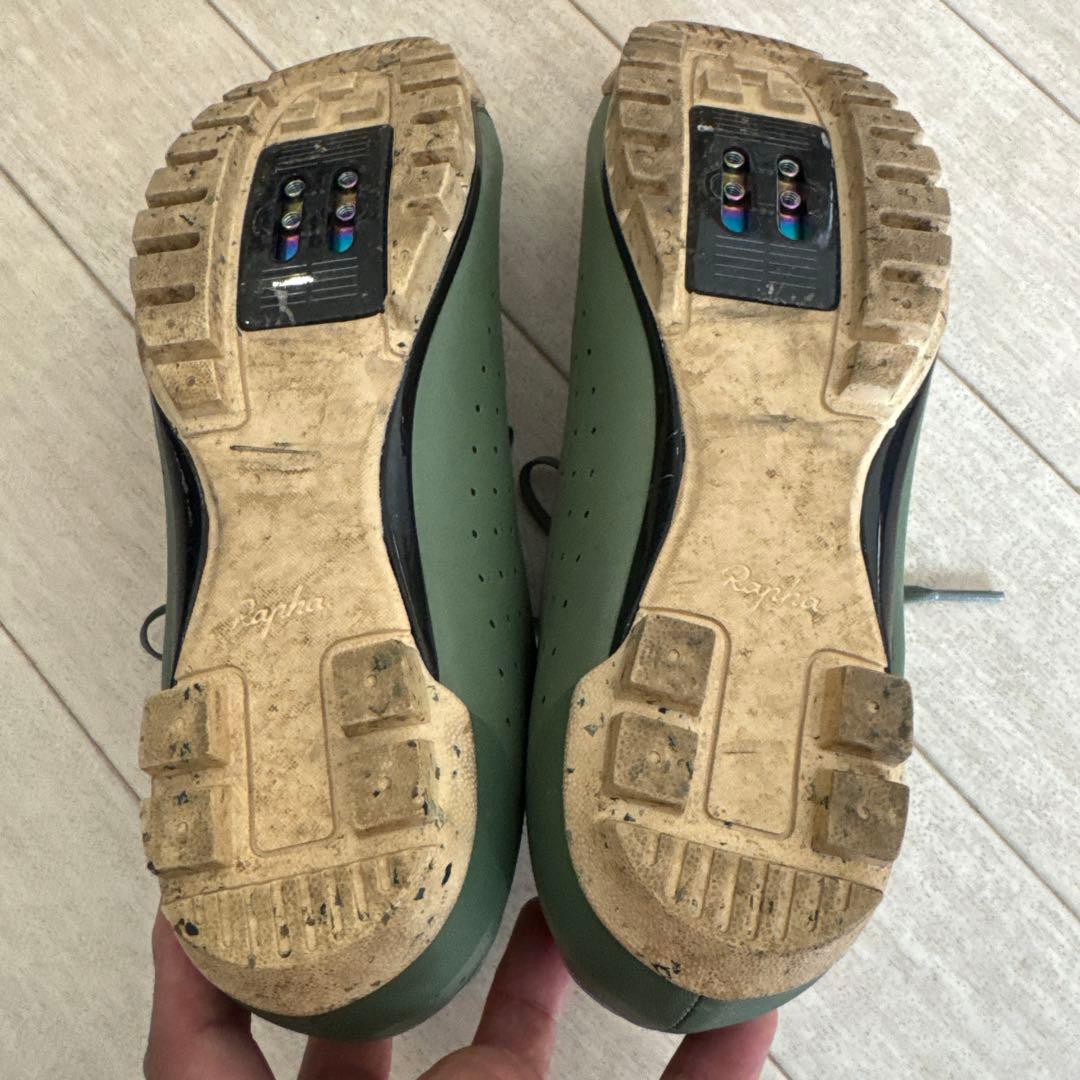 Rapha サイクリングシューズ オリーブグリーン