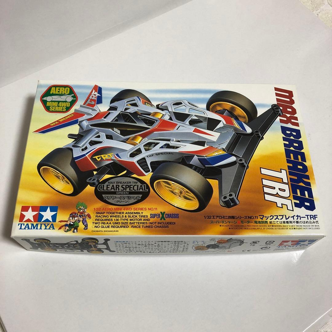 ミニ四駆 マックスブレイカー TRF クリアスペシャル グリーンカラー