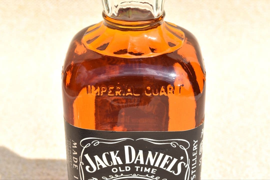 希少！■ ジャックダニエル 旧ボトル IMPERIAL QUART 赤紙封印 ■