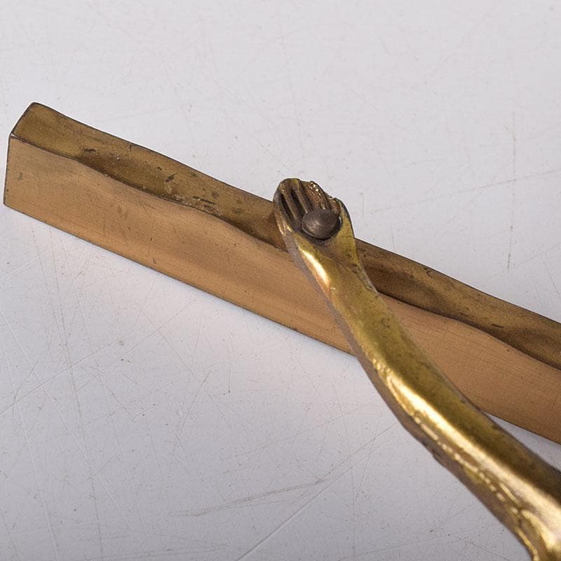 西ドイツ　銅製　キリスト磔刑像　クロス　十字架　C　7763