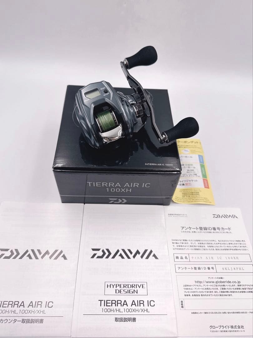 【超美品】DAIWA 24TIERRA AIR IC 100XH