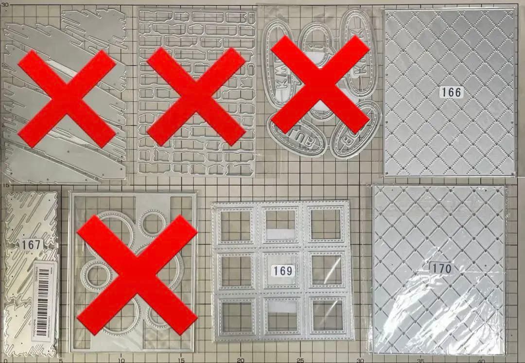 追加しました（お写真16.17.18枚目）選べるカッティングダイ　300円均一