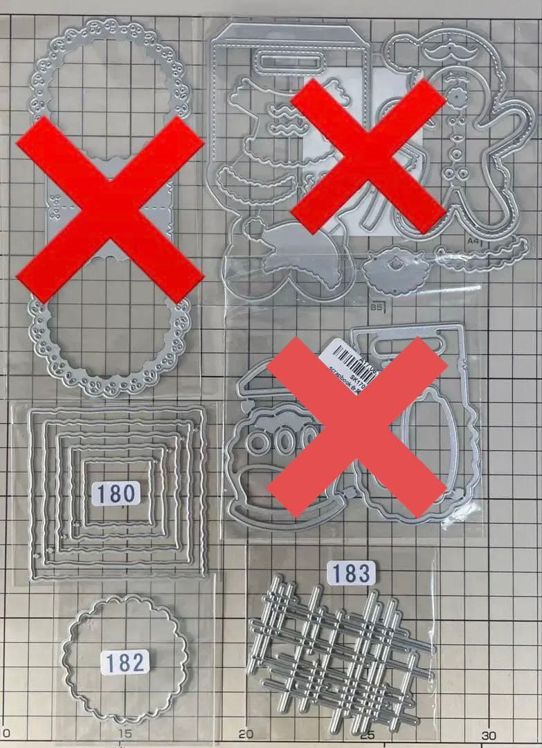 追加しました（お写真16.17.18枚目）選べるカッティングダイ　300円均一