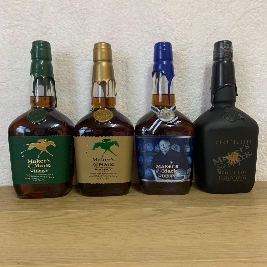 古酒　メーカーズマーク4種