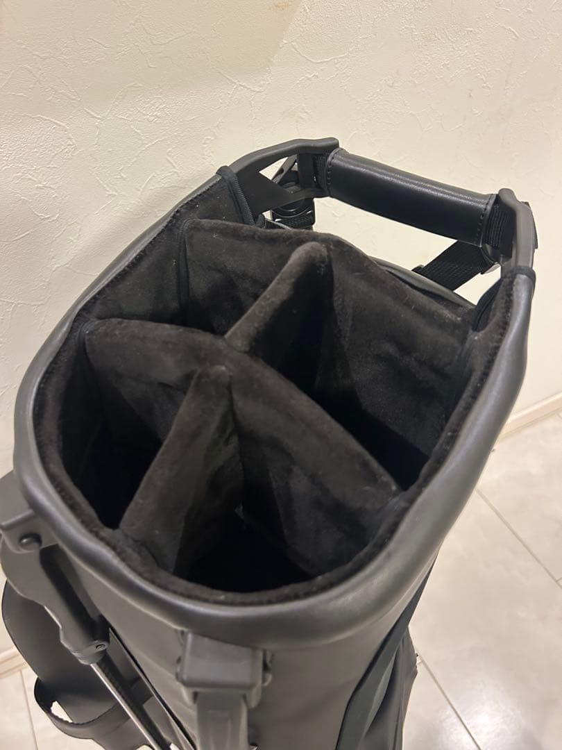 極美品　VESSEL ベゼル　スタンド　キャディバッグ　ブラック