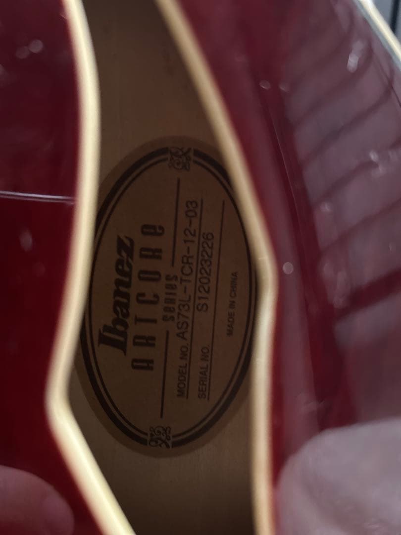 TakaIbanez AS73L-TCR-12-03 左利きセミアコ