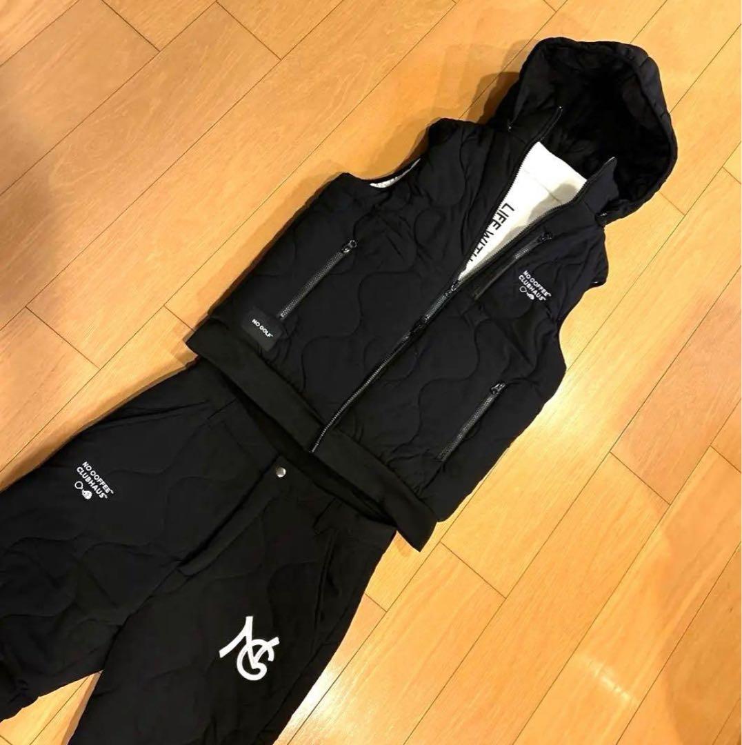 【即完売品】CLUBHAUS NO GOLF ダウン ベスト　パンツ　セット