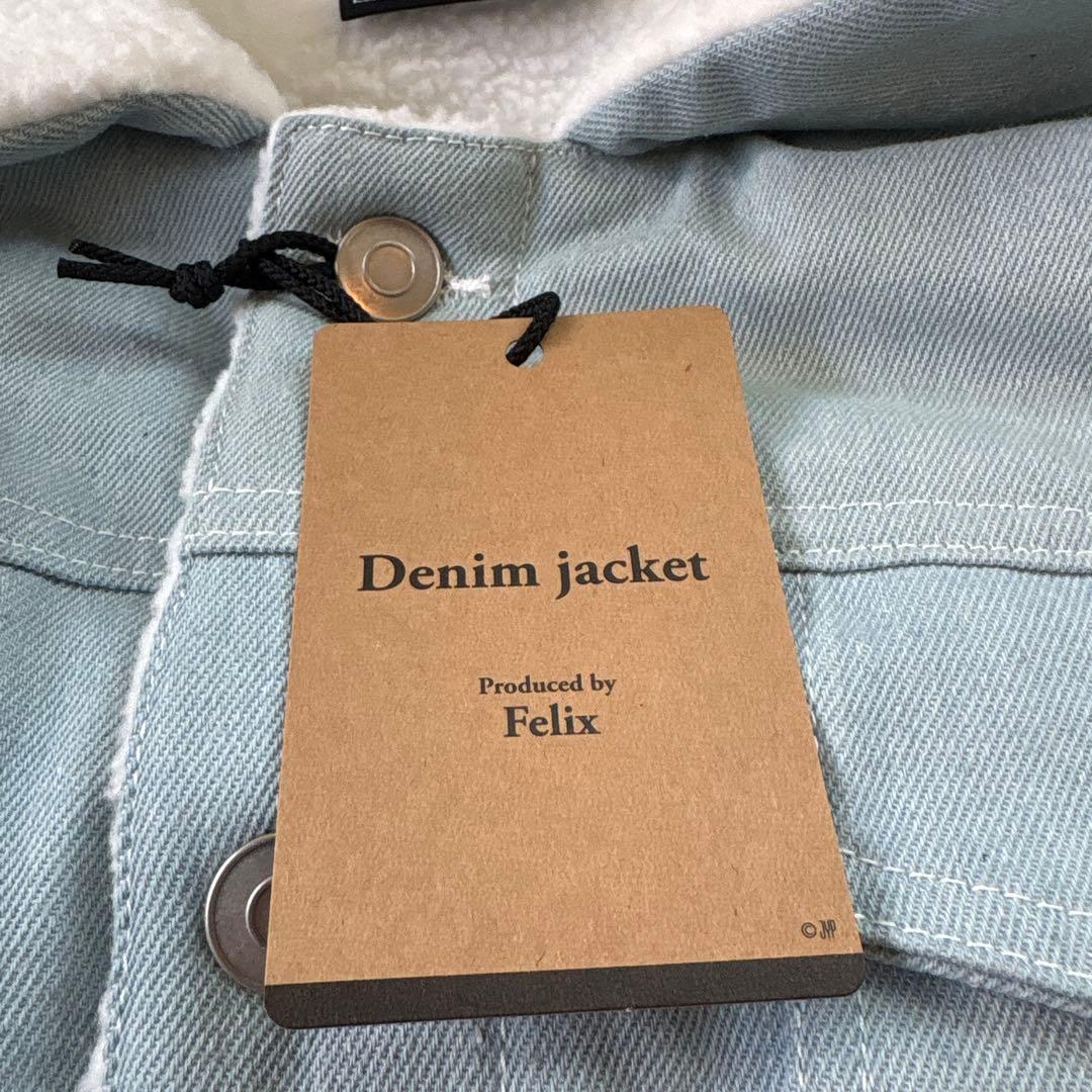 Stray Kids フィリックスプロデュースデニムジャケット ライトブルー