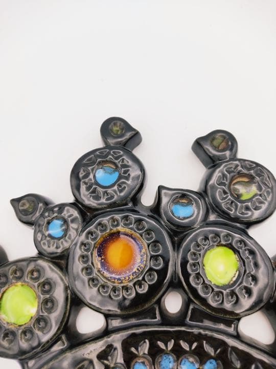 Britt Louise Sundel　鳥の陶板 Gustavsberg 北欧