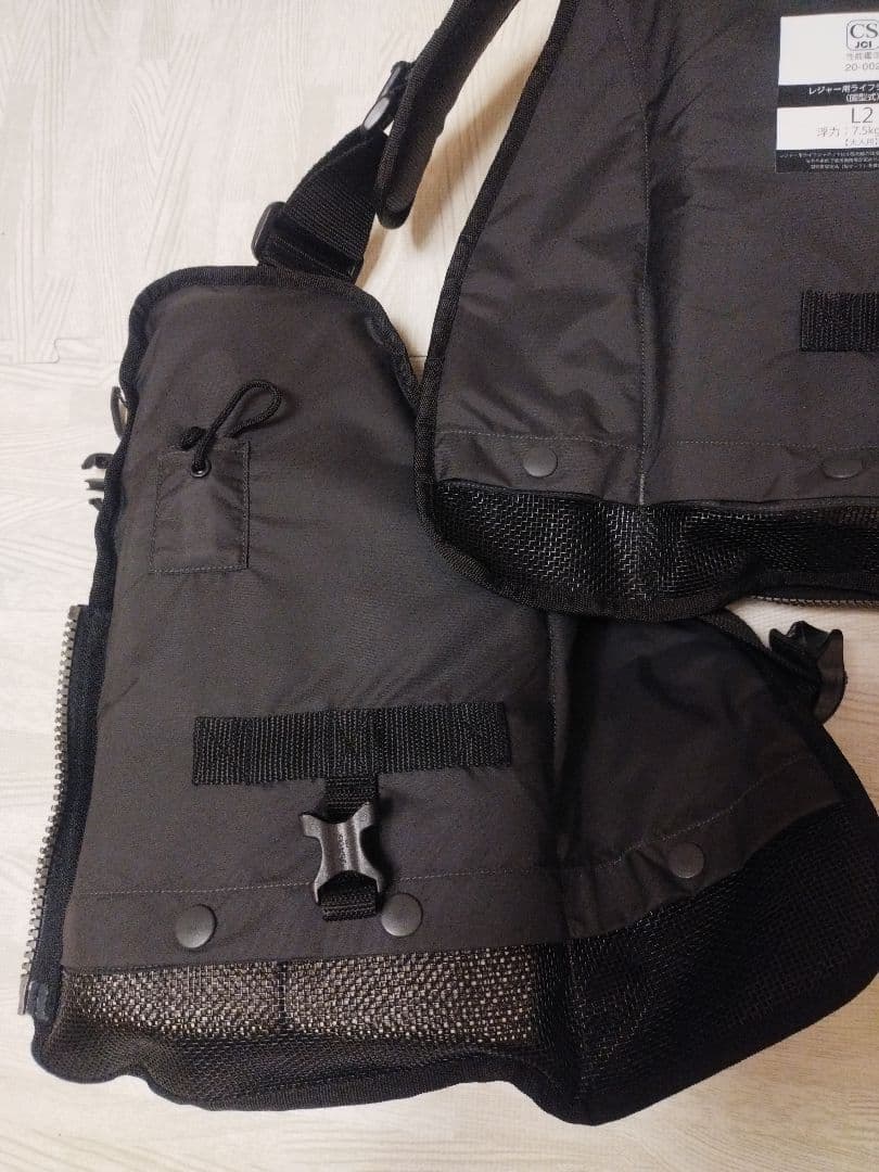 シマノ(SHIMANO) ゲームベスト VF-024U リアルブラック フリー