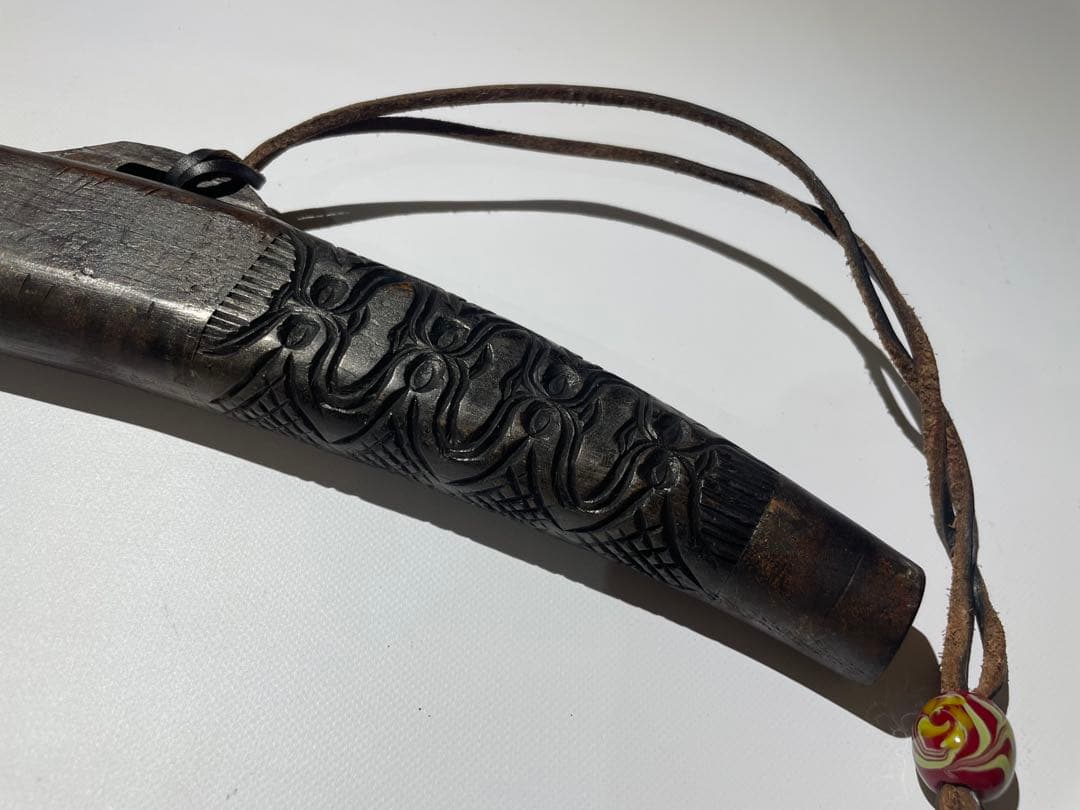 アイヌ　マキリ　アイヌ彫