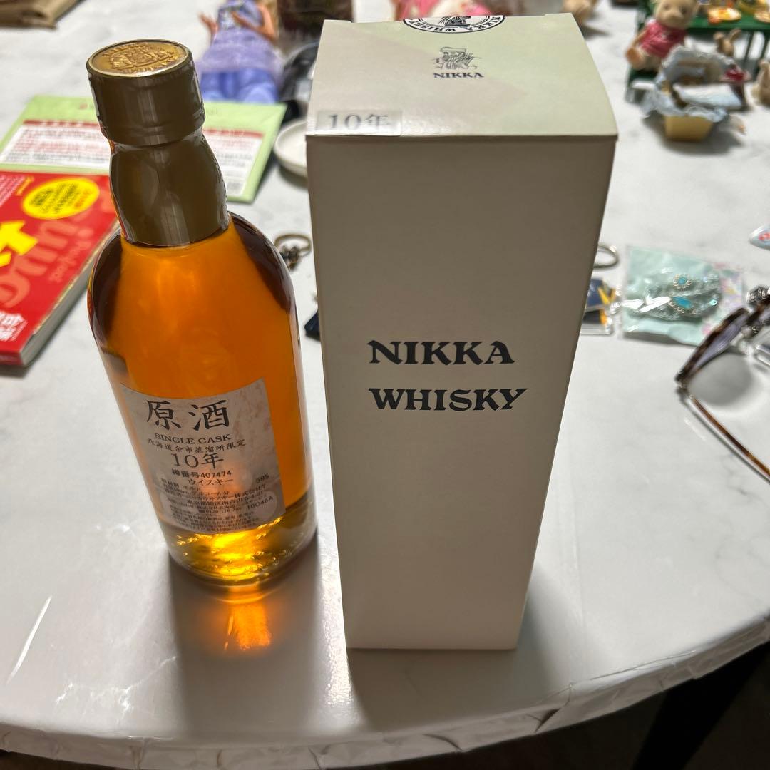ニッカ　原酒　シングルカスク 10年ウイスキー　500ml
