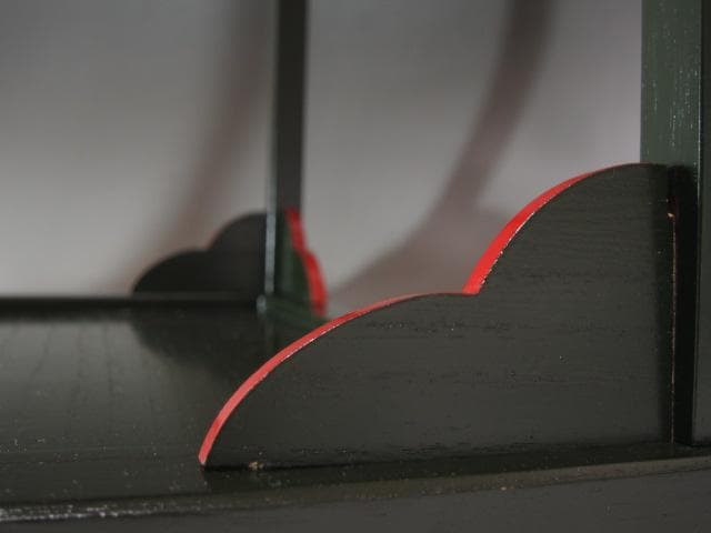 ★　駒沢利斎　糸巻棚　表千家　十三代　即中斎の花押★x517