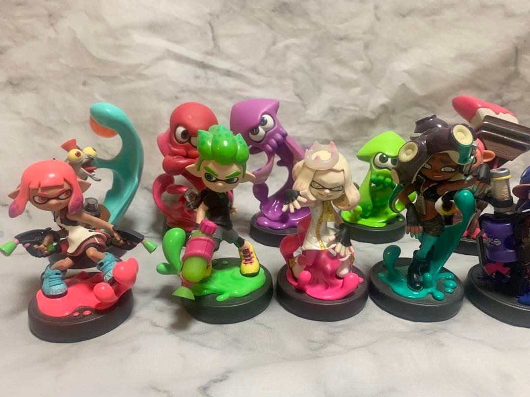 初期化済み スプラトゥーン amiibo アミーボ 14体セット売り