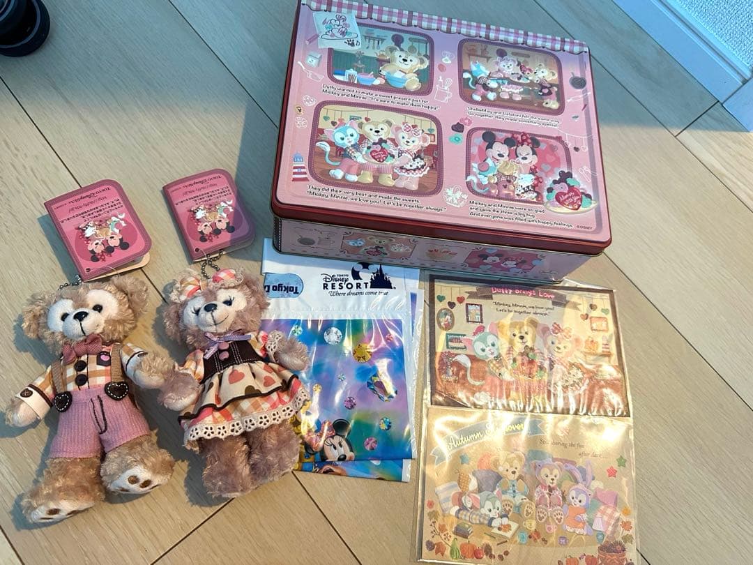 新品未使用品 バレンタイン限定 ダッフィー&シェリーメイ