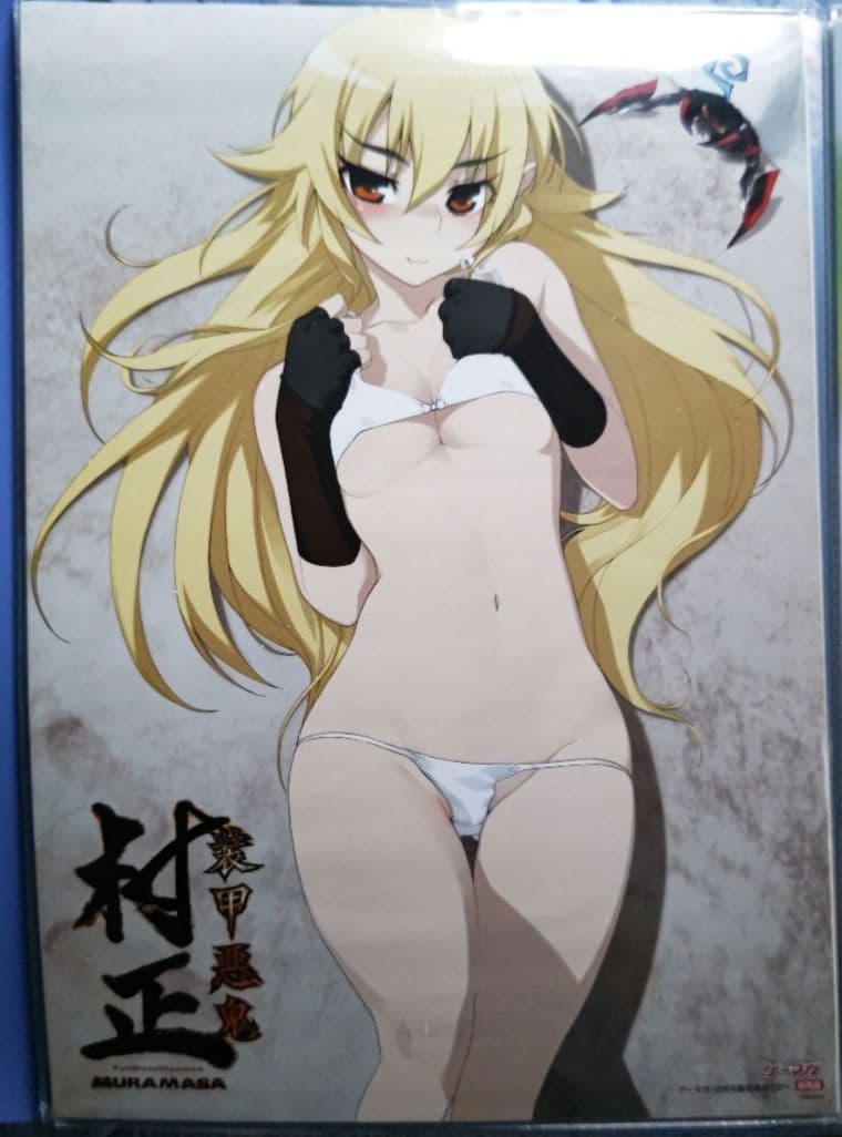 描き下ろしA3ポスター 足利茶々丸 「装甲悪鬼村正」 ゲーマガ 購入特典