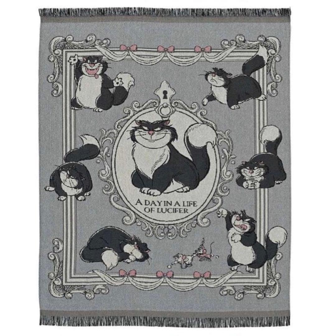 【新品】ディズニーストア　ルシファー　ブランケット　シンデレラ