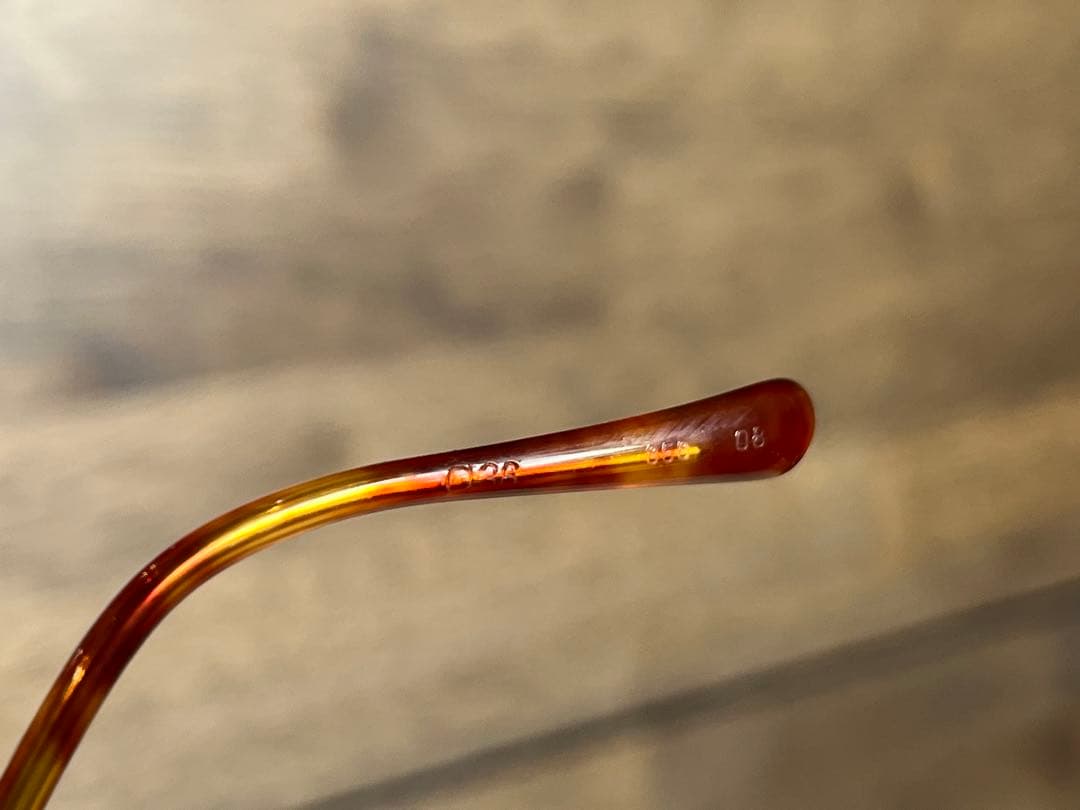 【アンティーク】AMIPARIS 858 08跳ね上げ 度入り メガネ 眼鏡