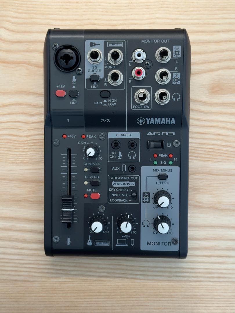 【本体のみ】YAMAHA AG03MK2 ライブストリーミングミキサー