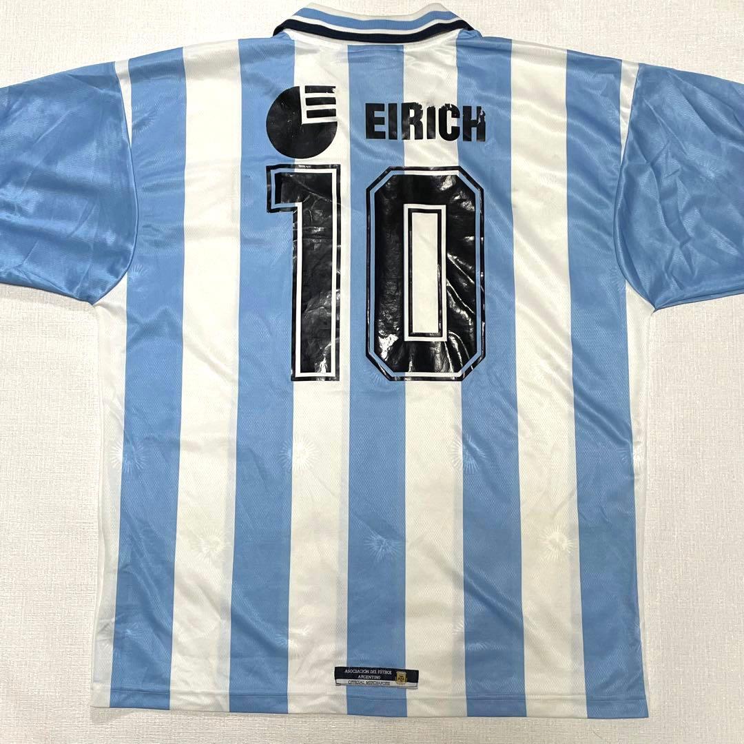 【希少】Reebok '99 アルゼンチン代表　ユニフォーム　size:XL
