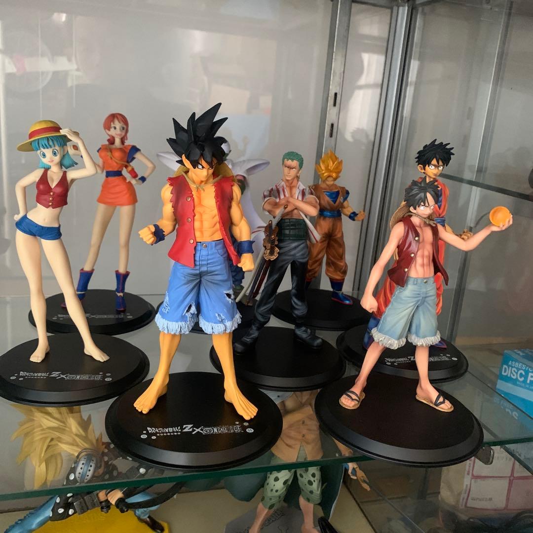 ドラゴンボール×ワンピースリペイントコラボフィギュアセット