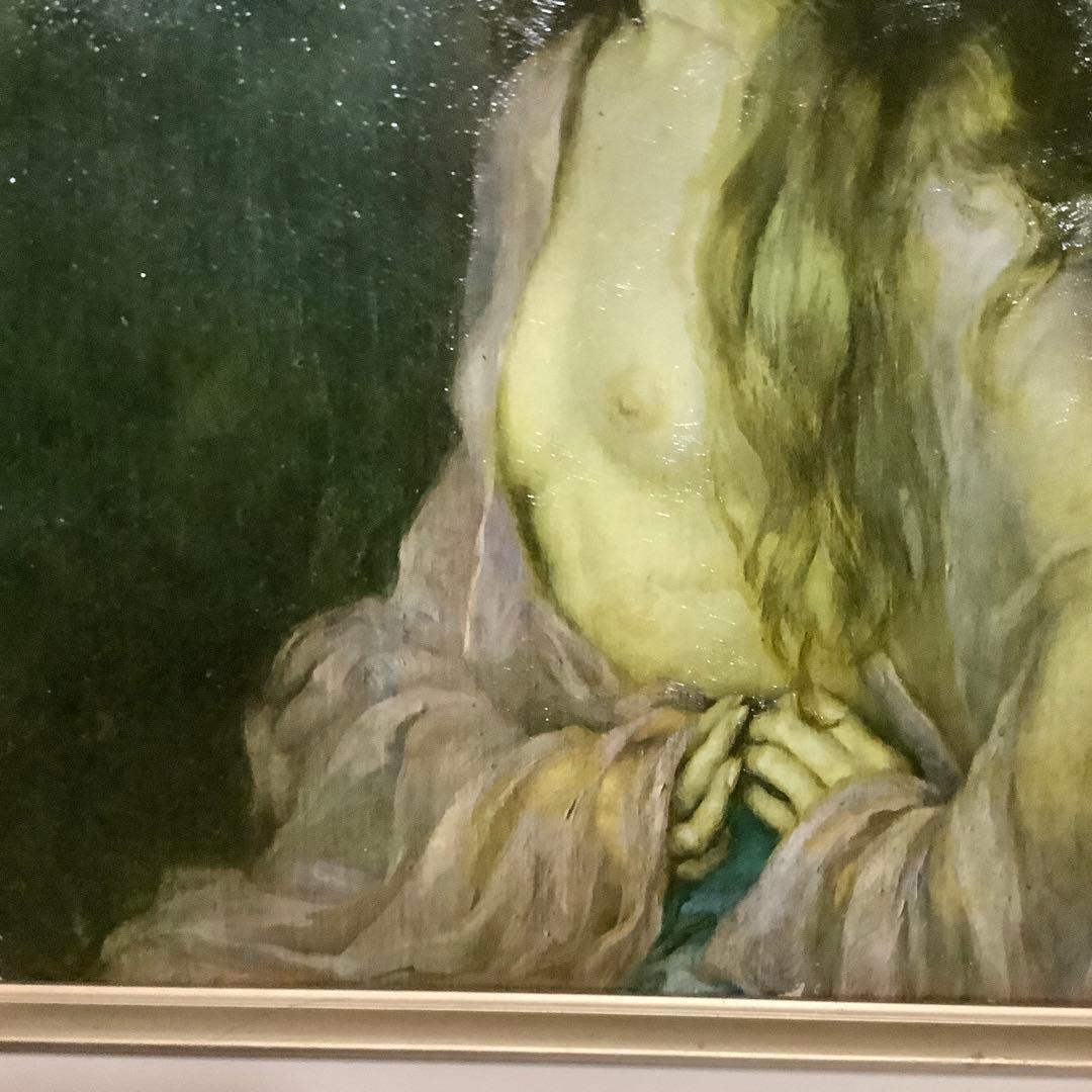 FRANCISCO RIBERA フランシスコ・リベラ　油絵　裸婦画　サイン入り