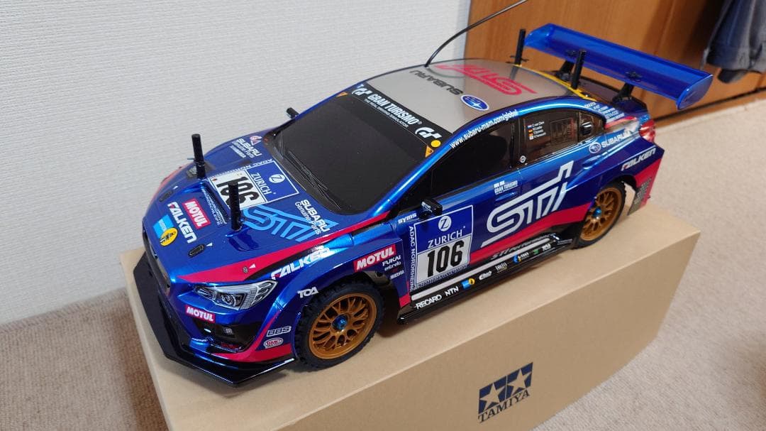 TAMIYA XV02 Pro スバルボディセット未走行　メカ等付属