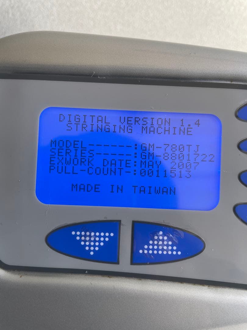 t*a様 完動超美品GOSEN GM880GM780テニスバドガット張り機動作良